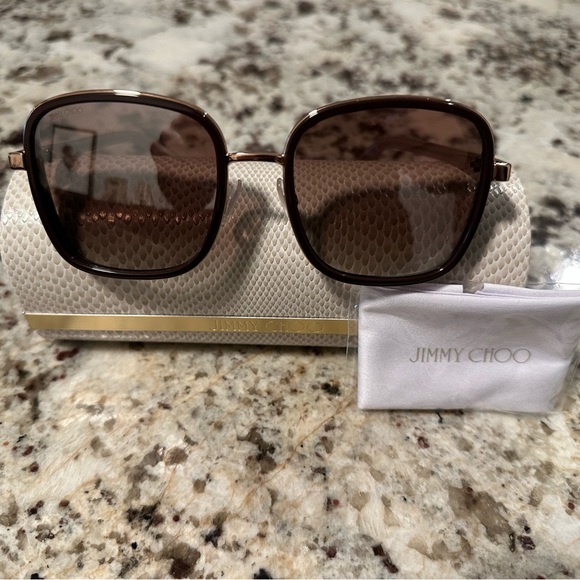 Jimmy Choo Accessories Jimmy Choo Never Been Worn Brand New Sunglasses With Bedazzled Edges